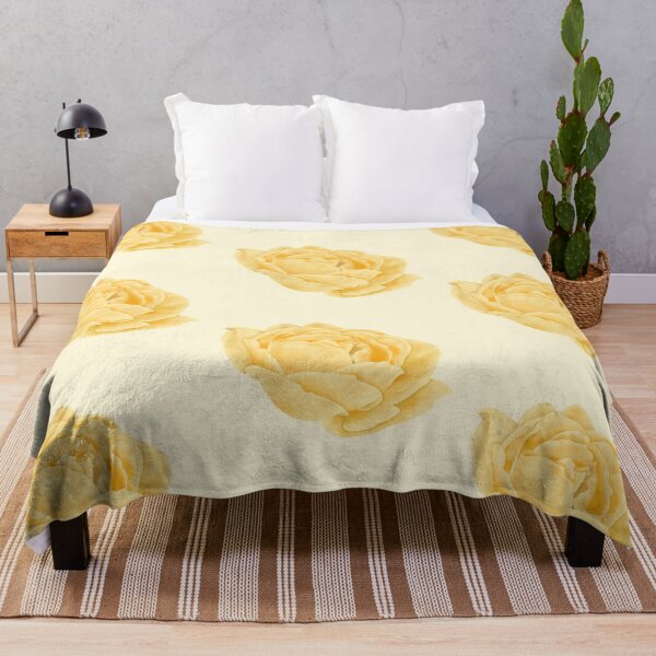 Item preview, Butter Yellow Rose – Delicate Watercolor Floral Blossom designed and sold by EmeraldeaArt.