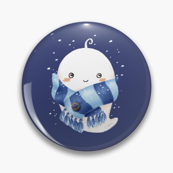 Item preview, Mini Winter Ghost with a scarf designed and sold by MiItchu.
