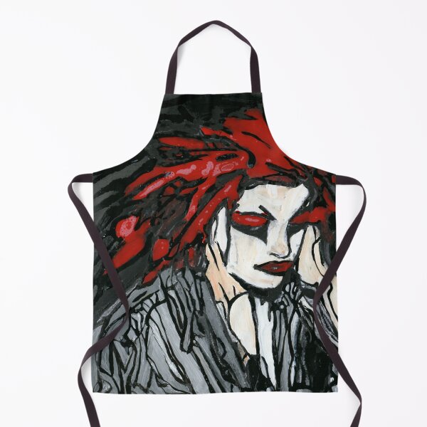 Item preview, Nina Hagen Punk Rock Icon Expressive Fan Art Painting designed and sold by Dwaalhaas.com.