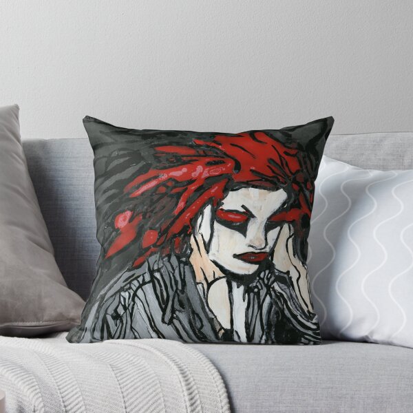 Item preview, Nina Hagen Punk Rock Icon Expressive Fan Art Painting designed and sold by Dwaalhaas.com.