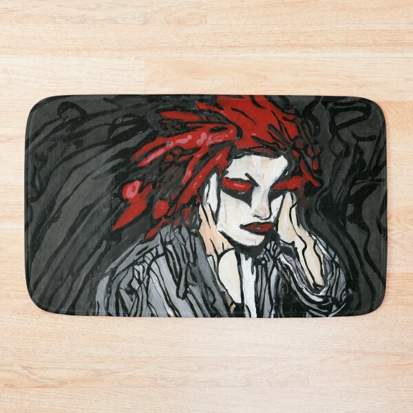 Item preview, Nina Hagen Punk Rock Icon Expressive Fan Art Painting designed and sold by Dwaalhaas.com.