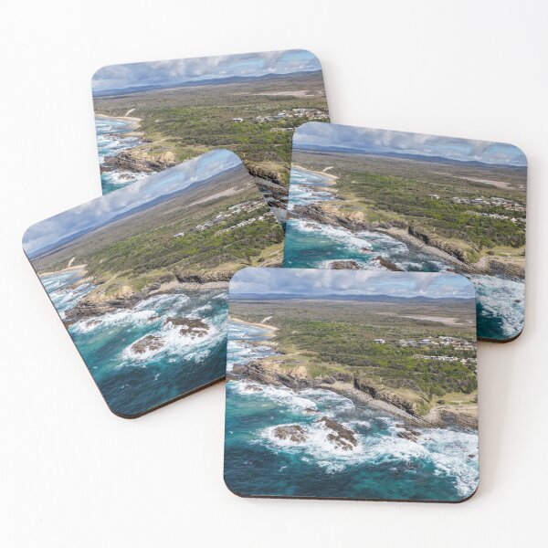 Item preview, Aerial View of Brooms Head Coastline Australia designed and sold by Southern Cross Lifestyle .