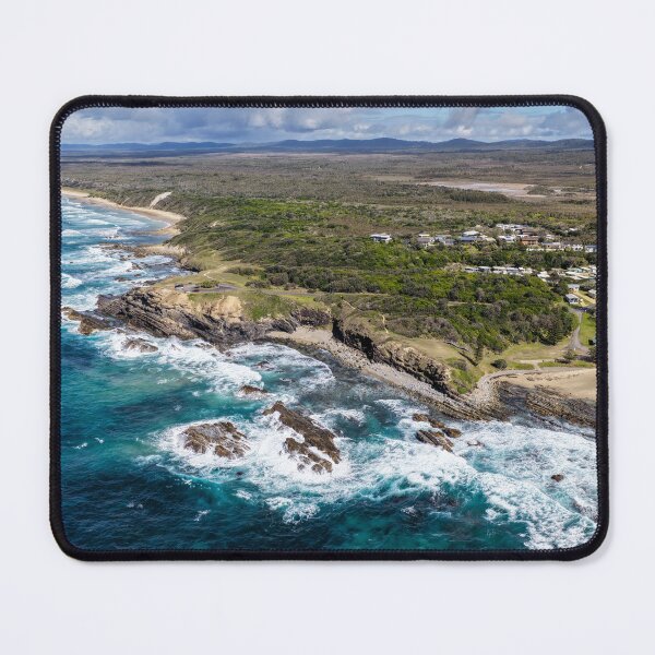 Item preview, Aerial View of Brooms Head Coastline Australia designed and sold by Southern Cross Lifestyle .