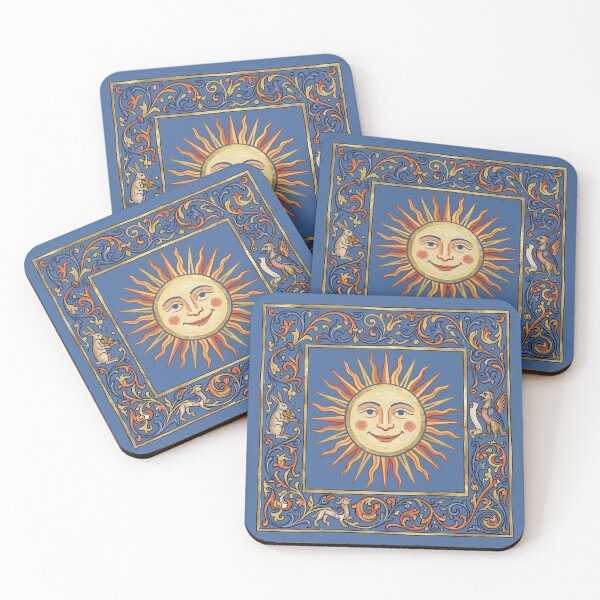 Item preview, The Jester’s Sol: Illuminated Medieval Sun and Drolleries Art designed and sold by FreiherrPK.