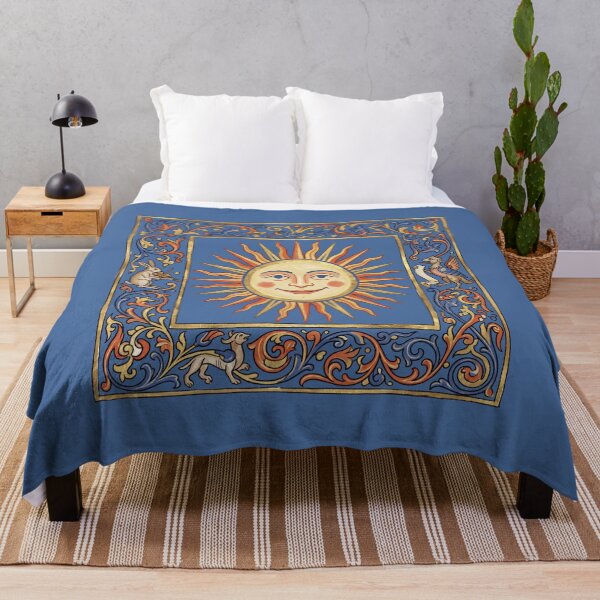 Item preview, The Jester’s Sol: Illuminated Medieval Sun and Drolleries Art designed and sold by FreiherrPK.