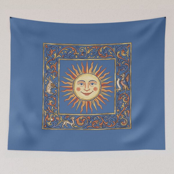 Item preview, The Jester’s Sol: Illuminated Medieval Sun and Drolleries Art designed and sold by FreiherrPK.