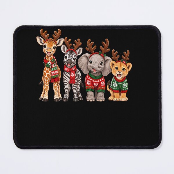 Item preview, Christmas Safari Animals With Antlers designed and sold by Svenniibee.