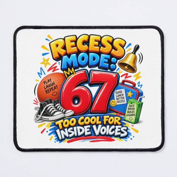 Item preview, Recess Mode 67 School Meme designed and sold by RØNI AI.