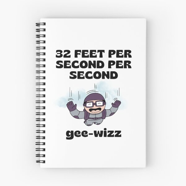 Item preview, 32 feet per second per second: Gee Wizz. designed and sold by MPC-Mince-Pies.