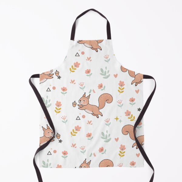 Item preview, Cute squirrel with acorn seamless pattern designed and sold by prapapon.