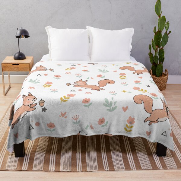 Item preview, Cute squirrel with acorn seamless pattern designed and sold by prapapon.