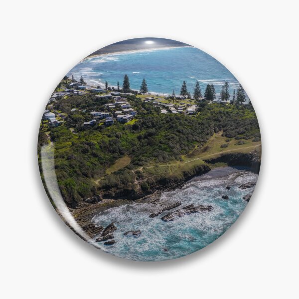 Item preview, Aerial View of Brooms Head Coastline Australia designed and sold by Southern Cross Lifestyle .