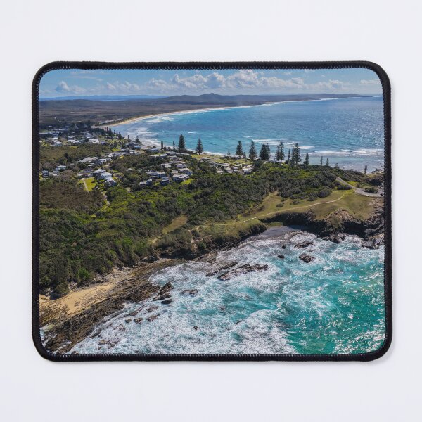 Item preview, Aerial View of Brooms Head Coastline Australia designed and sold by Southern Cross Lifestyle .