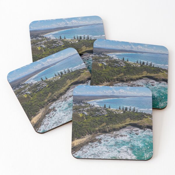 Item preview, Aerial View of Brooms Head Coastline Australia designed and sold by Southern Cross Lifestyle .