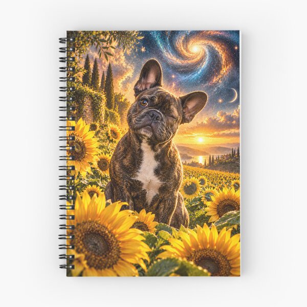 Item preview, French Bulldog in a Sunflower Galaxy field designed and sold by knuppify.