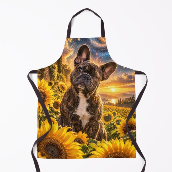 Item preview, French Bulldog in a Sunflower Galaxy field designed and sold by knuppify.