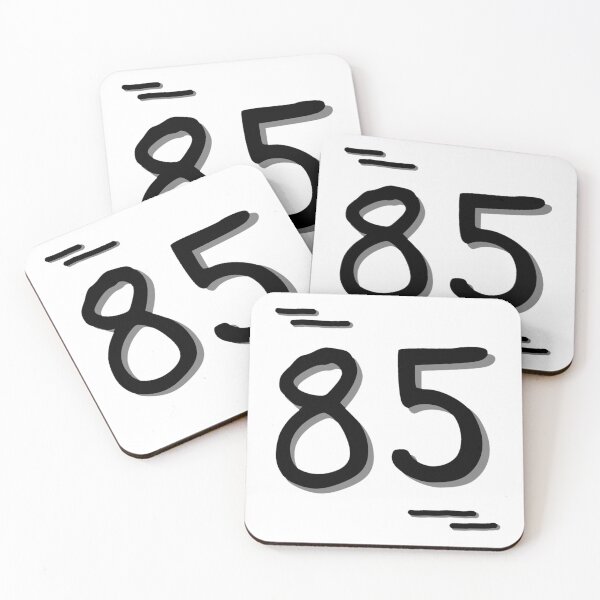 Item preview, Number 85 - Bold Black Artistic Numeral Design designed and sold by Dyche Studio.
