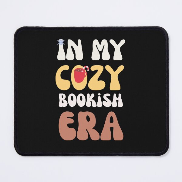 Item preview, In My Cozy Bookish Era Retro Christmas Book Lover designed and sold by mumchaosdesigns.