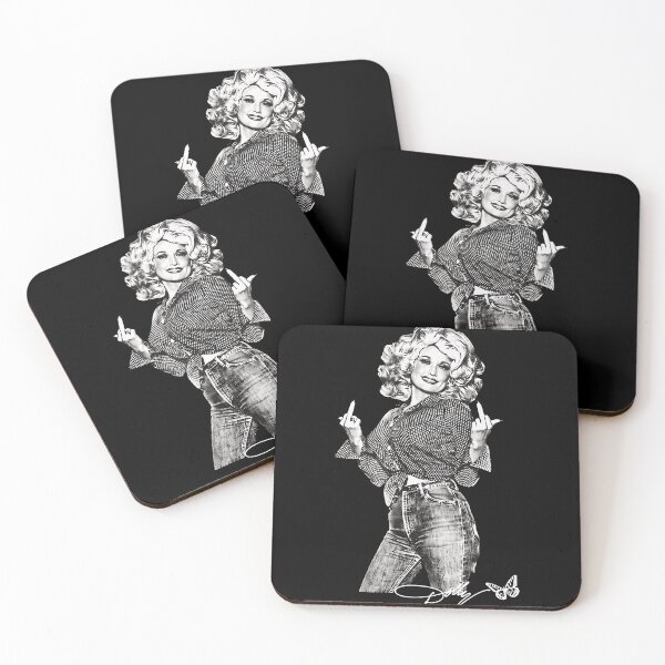 Item preview, Dolly Parton Middle Finger Retro Country Music Icon  designed and sold by MatthewA631970.