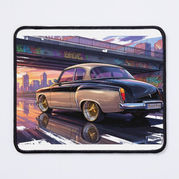 Item preview, An East German vintage car at sunset - sports, free time, Dad designed and sold by maistrTREASURE.