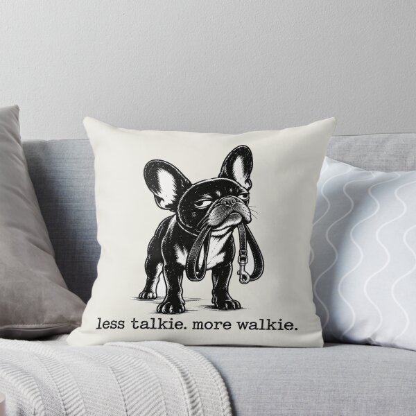 Item preview, Less Talkie More Walkie | Funny French Bulldog Personal Trainer for Dog Moms designed and sold by FireWildChild.