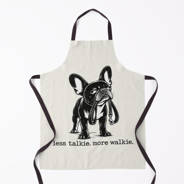 Item preview, Less Talkie More Walkie | Funny French Bulldog Personal Trainer for Dog Moms designed and sold by FireWildChild.