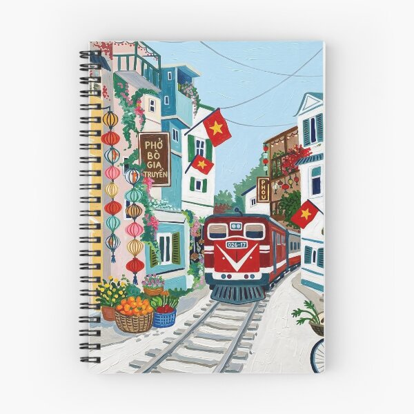 Item preview, Hanoi Vietnam Travel Poster – Vintage City designed and sold by POSTERIOCREW.