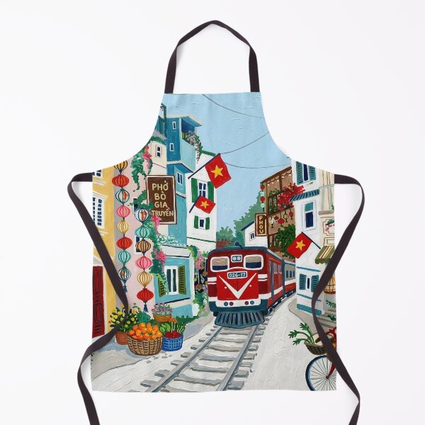 Artikelvorschau, Hanoi Vietnam Reiseplakat – Vintage-Stadt entworfen und verkauft von POSTERIOCREW.
