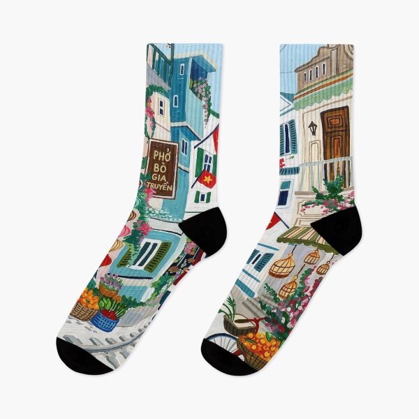 Item preview, Hanoi Vietnam Travel Poster – Vintage City designed and sold by POSTERIOCREW.