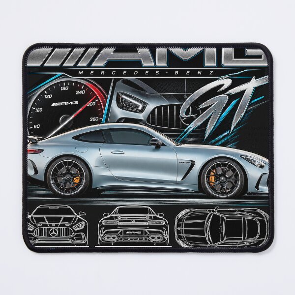 Artikelvorschau, Mercedes-AMG GT Silber Präzision entworfen und verkauft von Shirt-Happenz.