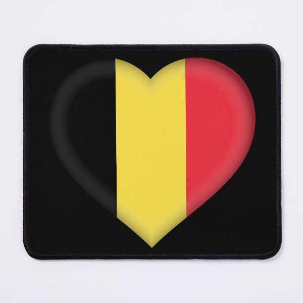 Item preview, Belgian 3D Flag Heart National Symbol for Expat Style designed and sold by YAZ.