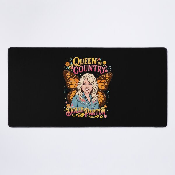 Item preview, Dolly Parton Queen of Country Butterfly Retro designed and sold by WilliamWa46516.