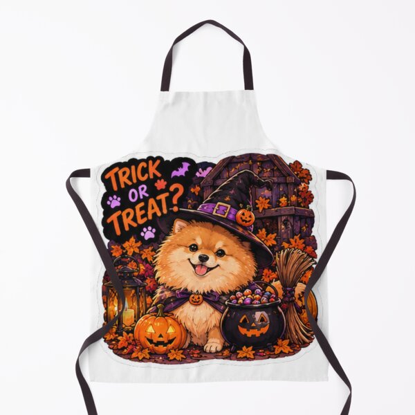 Item preview, Trick or Treat Witch Pomeranian Design | Chaos Dogs Club Halloween Costume designed and sold by DailyStruggleCo.
