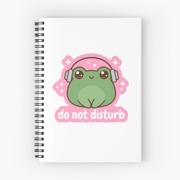 Item preview, Do Not Disturb Frog Wearing Headphones Cute Kawaii Gamer Introvert Study Lofi Meme designed and sold by raedattia.
