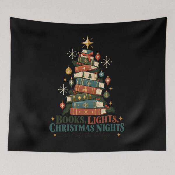 Item preview, Books Lights And Christmas Nights designed and sold by Svenniibee.