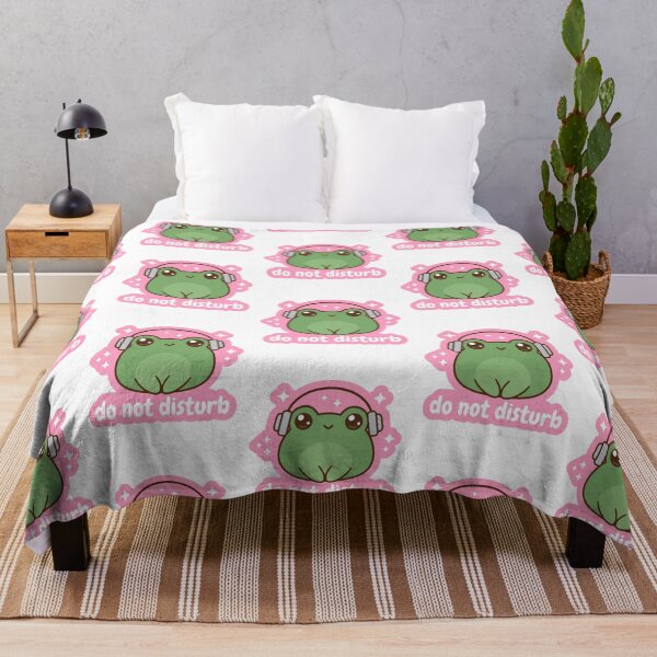 Item preview, Do Not Disturb Frog Wearing Headphones Cute Kawaii Gamer Introvert Study Lofi Meme designed and sold by raedattia.