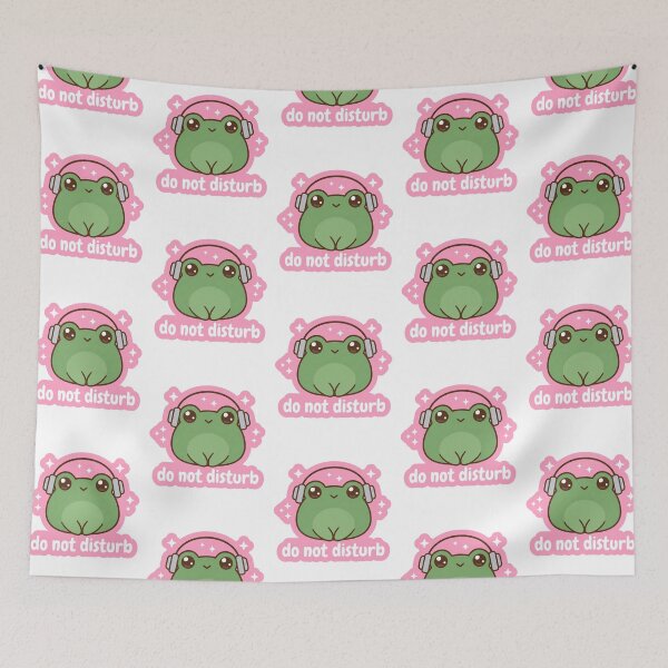 Item preview, Do Not Disturb Frog Wearing Headphones Cute Kawaii Gamer Introvert Study Lofi Meme designed and sold by raedattia.