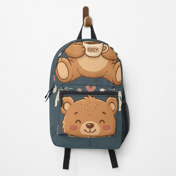 Item preview, Take It Easy Cute Teddy Bear Coffee Cozy Aesthetic designed and sold by RajDeals.