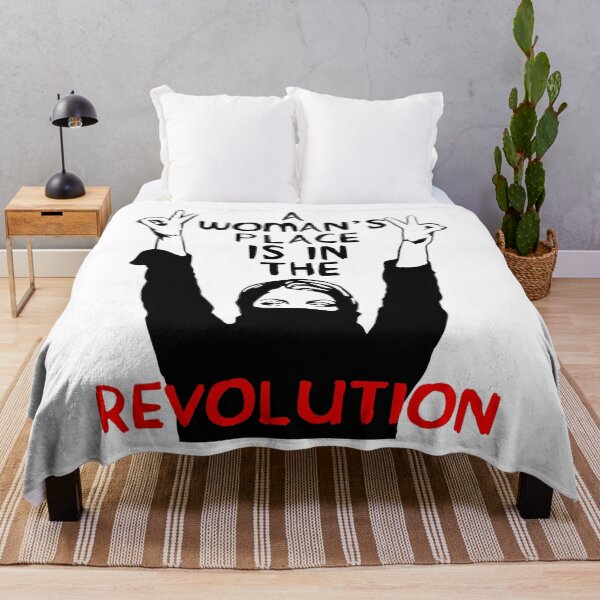 Item preview, A Woman_S Place Is In The Revolution - Feminist Resistance Protest Socialist designed and sold by brushjckuker.
