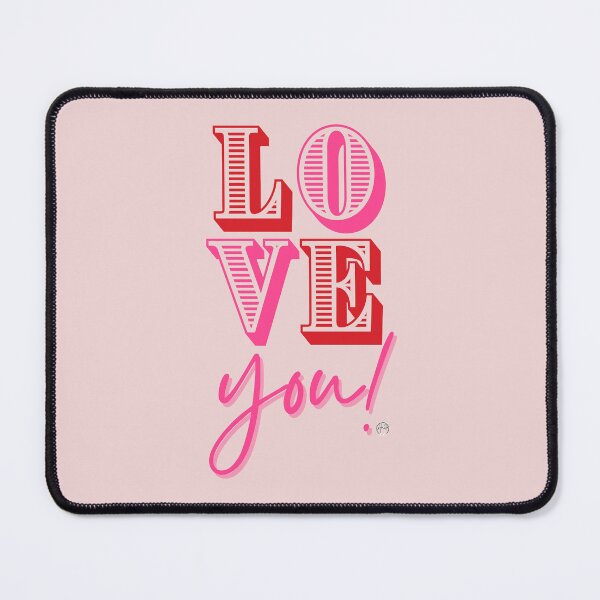 Item preview, Love You Retro Striped Typography designed and sold by Anita Ohulo.