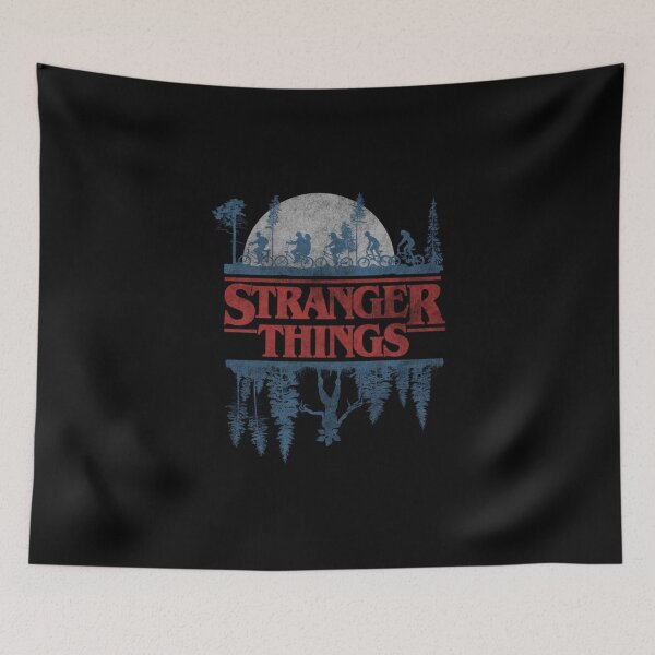 Item preview, Stranger.Things Blue Gradient Shadow Upside Down Logo designed and sold by stanleyirtjav.