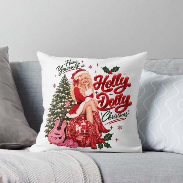 Item preview, Have Yourself A Holly Dolly Christmas Disco Ball Vintage Graphic designed and sold by DestiniHill.