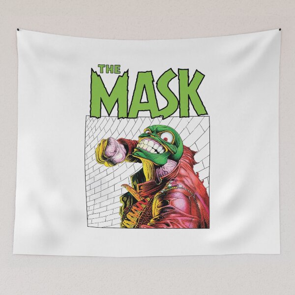 Item preview, The Mask Character Punching Comic Art designed and sold by CordiaBergnaum.