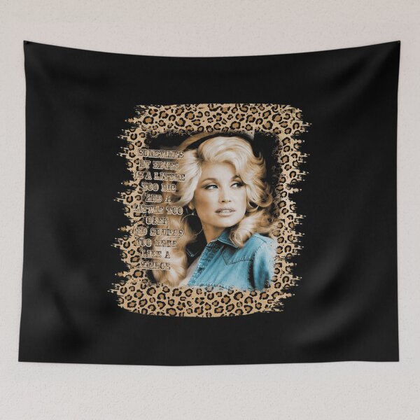 Item preview, Dolly Parton Quote Leopard Country Chic  designed and sold by JaniceWa907577.
