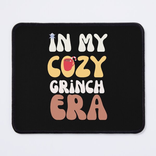 Item preview, In My Cozy Grinch Era Retro Christmas Wavy Typography designed and sold by mumchaosdesigns.