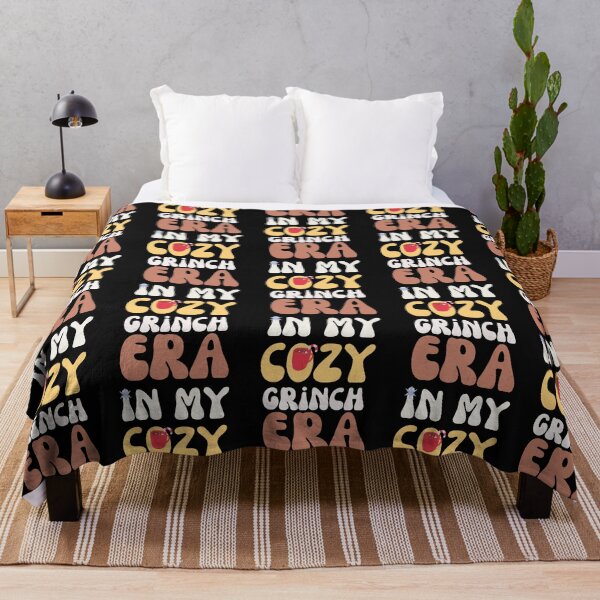 Item preview,  In My Cozy Grinch Era Retro Christmas Wavy Typography designed and sold by mumchaosdesigns.
