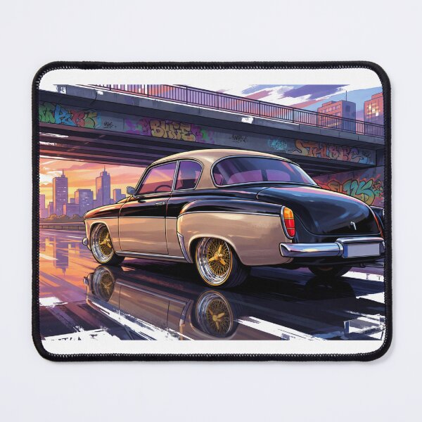 Item preview, An East German vintage car at sunset designed and sold by maistrTREASURE.