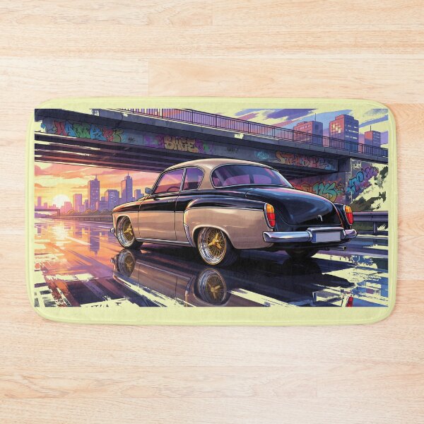 Item preview, An East German vintage car at sunset designed and sold by maistrTREASURE.