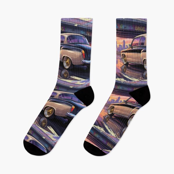 Item preview, An East German vintage car at sunset designed and sold by maistrTREASURE.