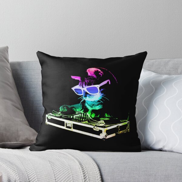 Item preview, House Cat (Rainbow Dj Kitty) designed and sold by brushjckuker.